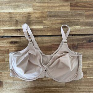 CURVATION Size 44D Beige Bra Underwired